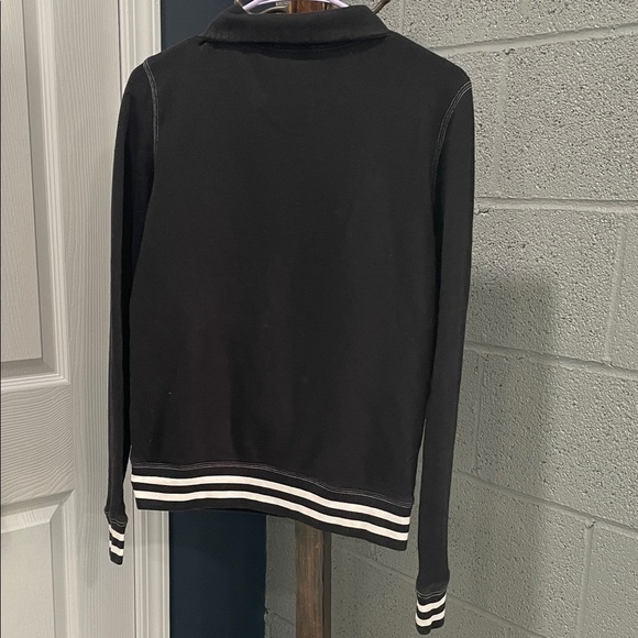PINK Victoria's Secret Black and White Cowl Neck Sweater - Picture 2 of 3